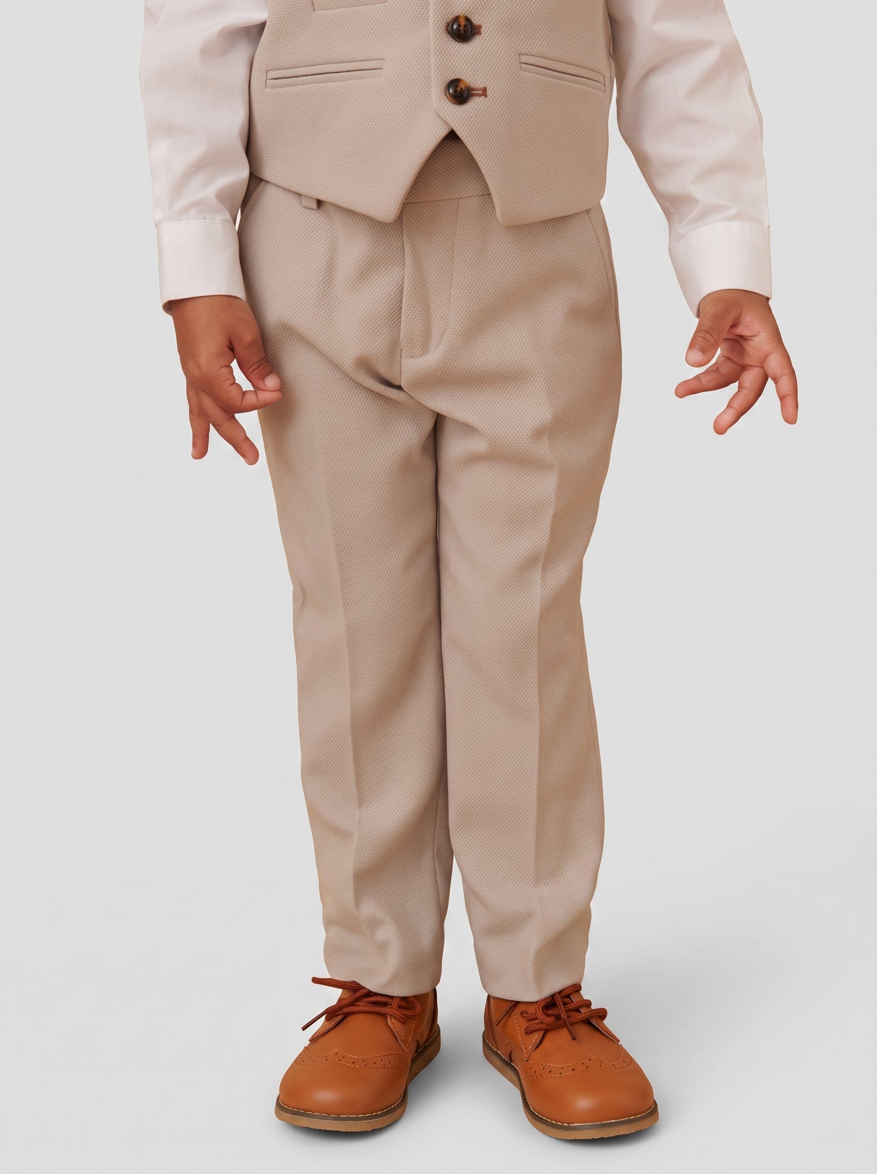HM5 - Stone Tailored Three Piece Suit