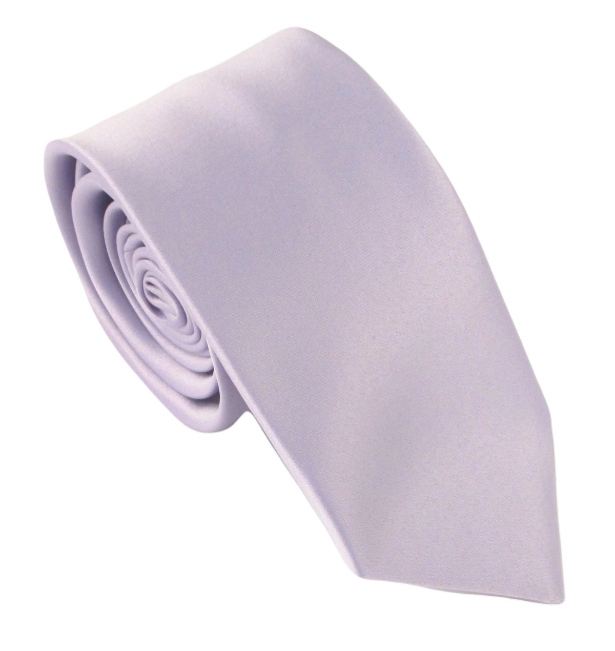 Light Lilac Satin Wedding Tie