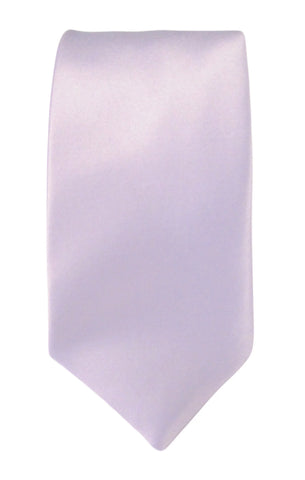 Light Lilac Satin Wedding Tie