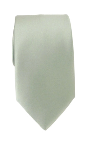 Olive Green Satin Wedding Tie