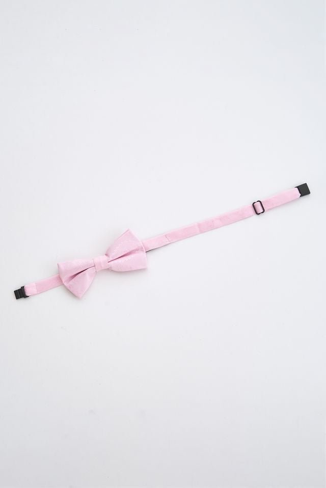 Junior Light Pink Paisley Bow Tie