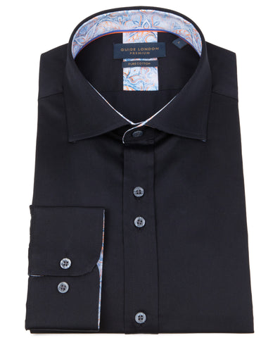 Navy Cotton Shirt