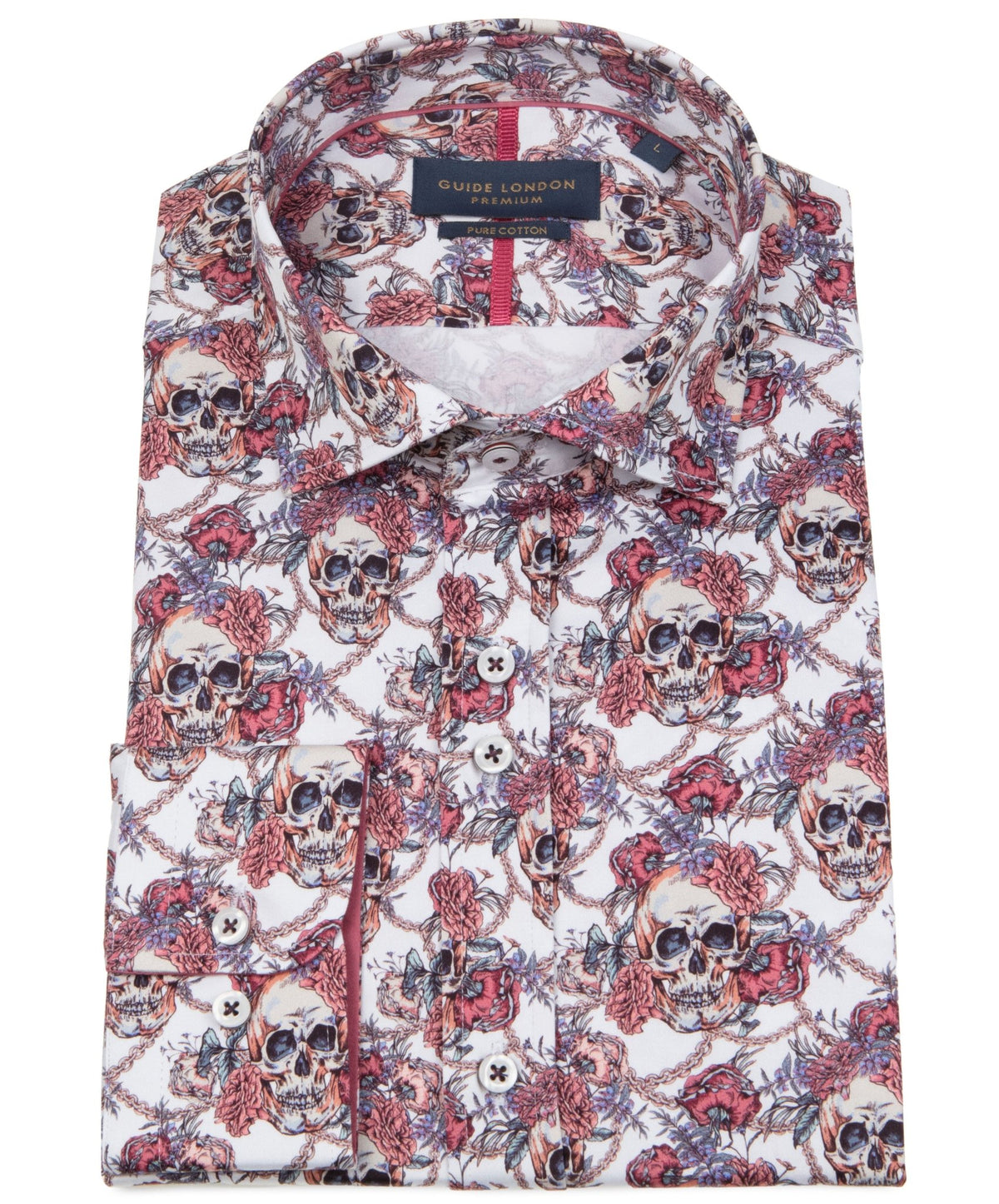 Skulls Roses Long Sleeve Shirt