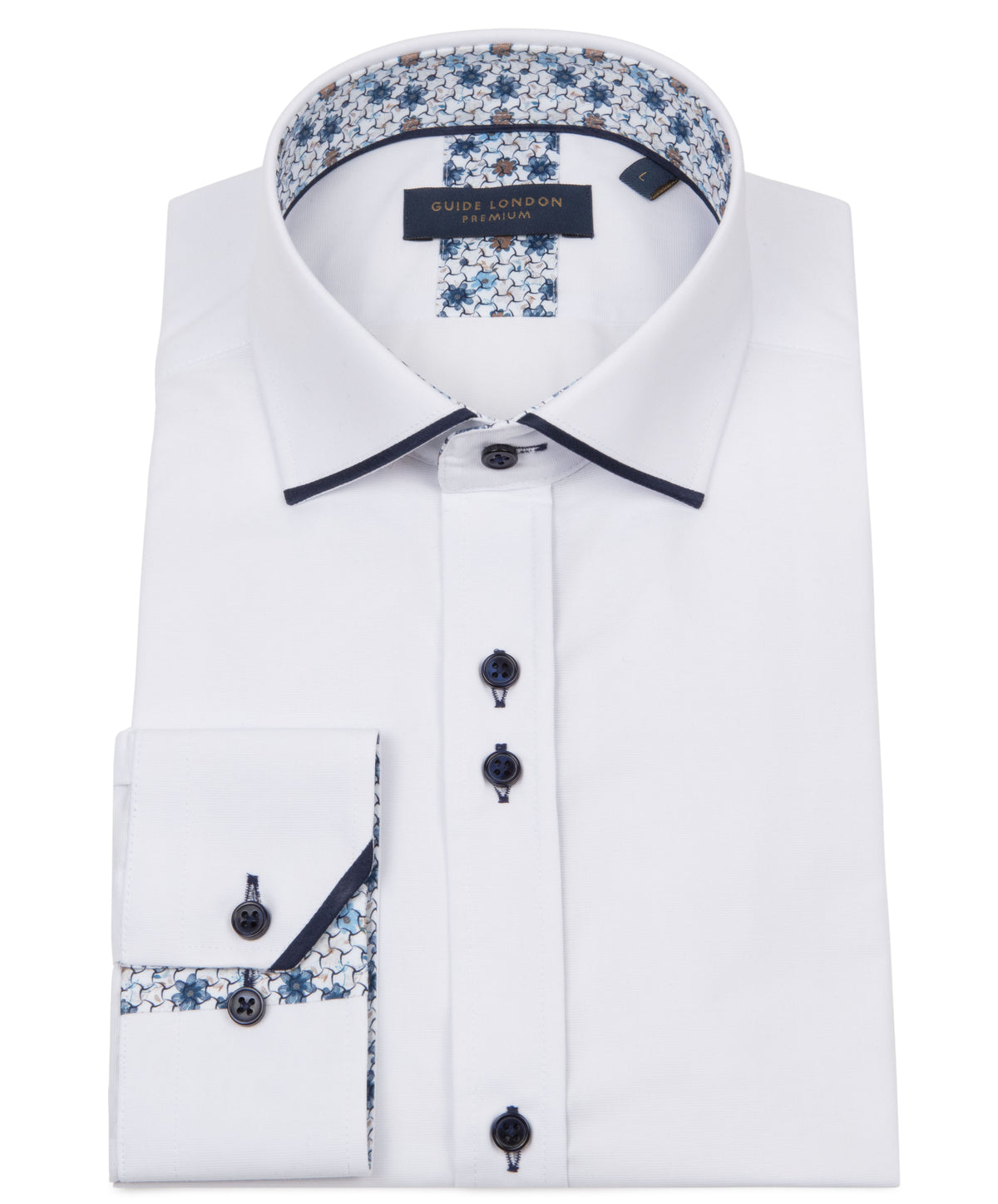 White Navy Shirt