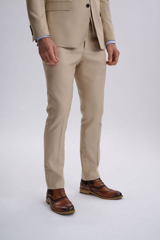 Diaz Beige Three Piece Suit