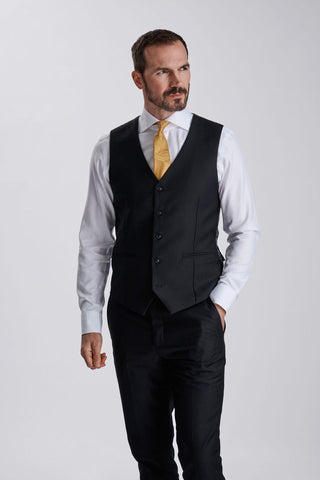 Fabio Black Three Piece Suit