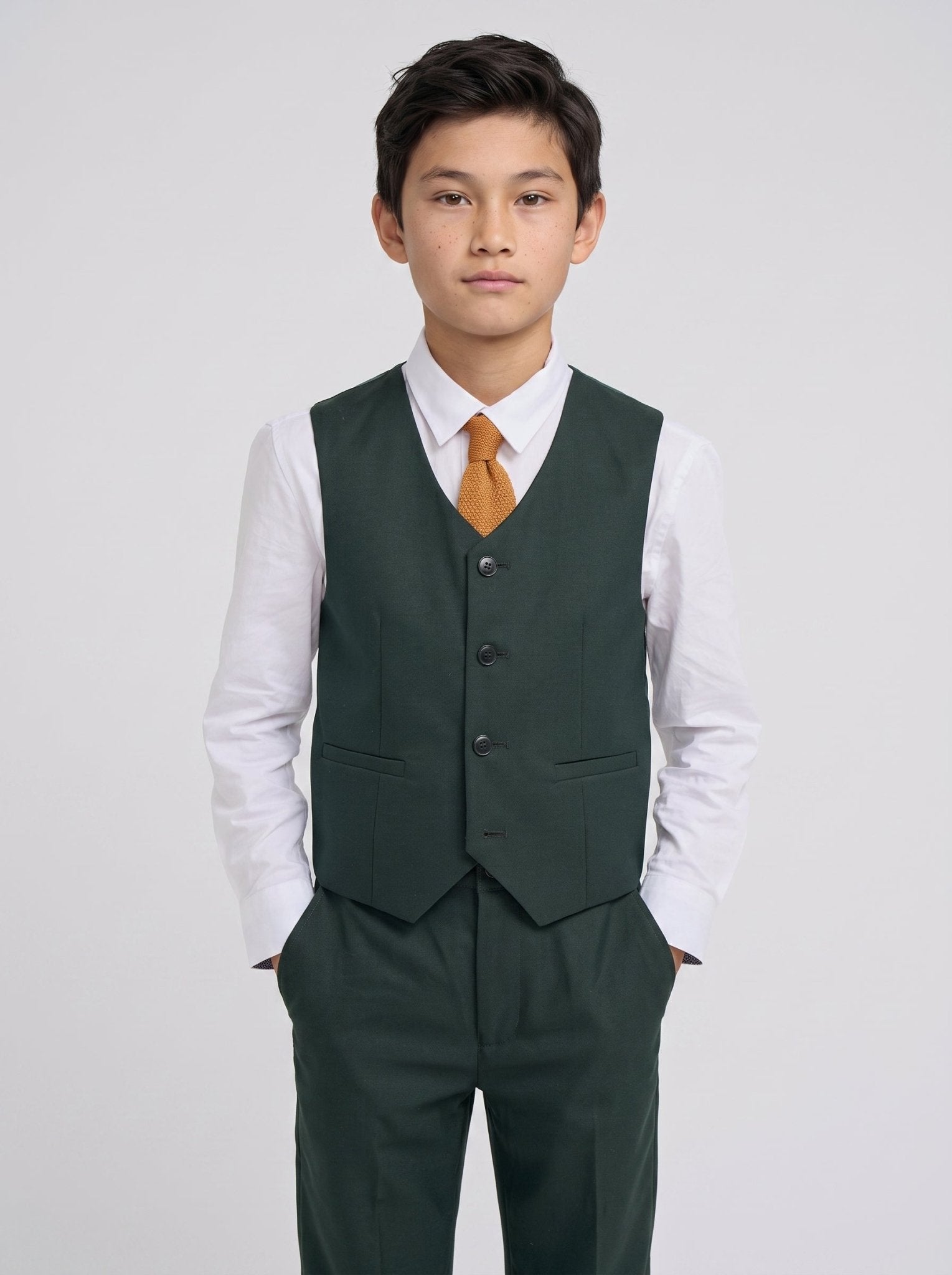 Boys Malibu Forest Green Suit