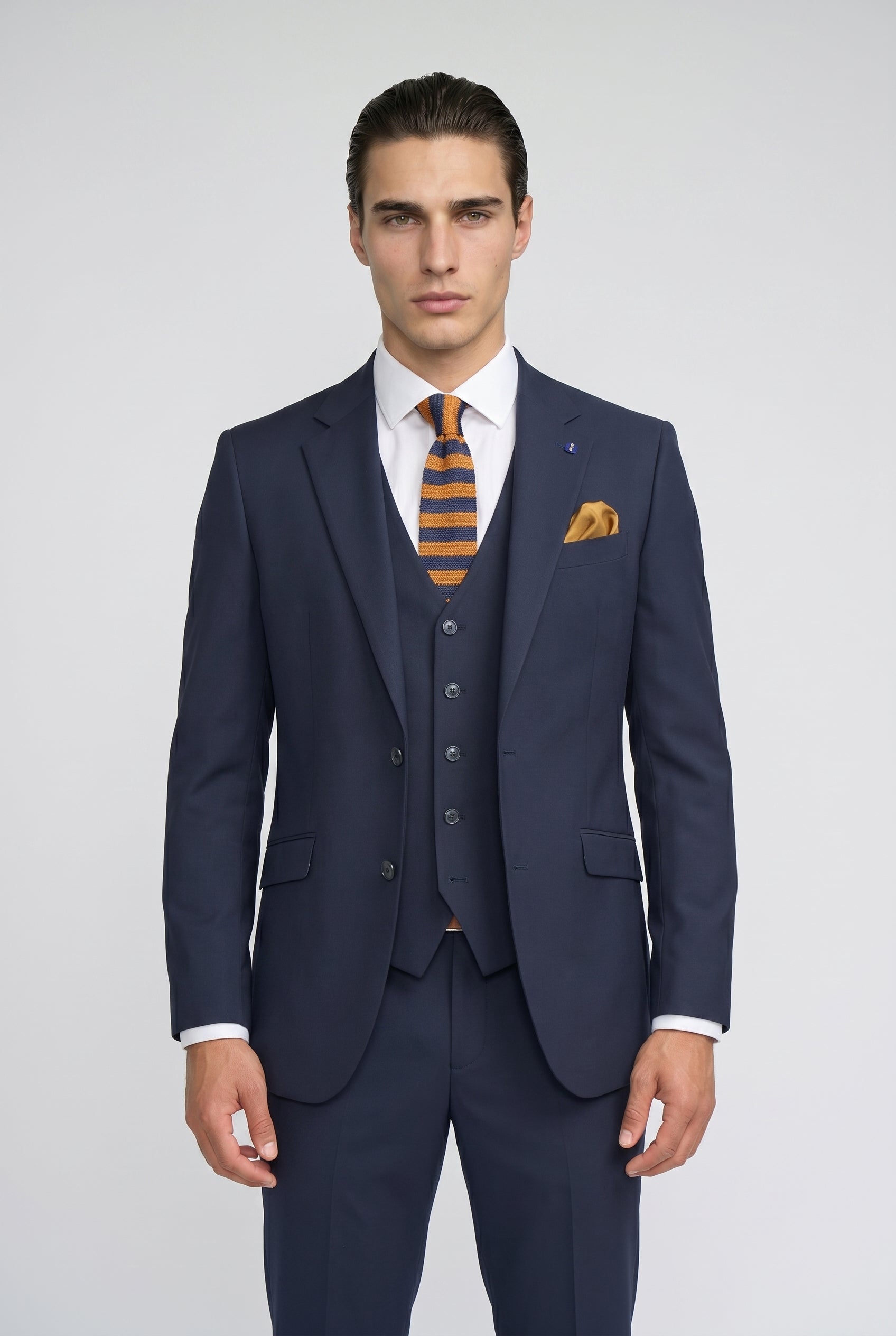 Malibu Navy Three Piece Suit