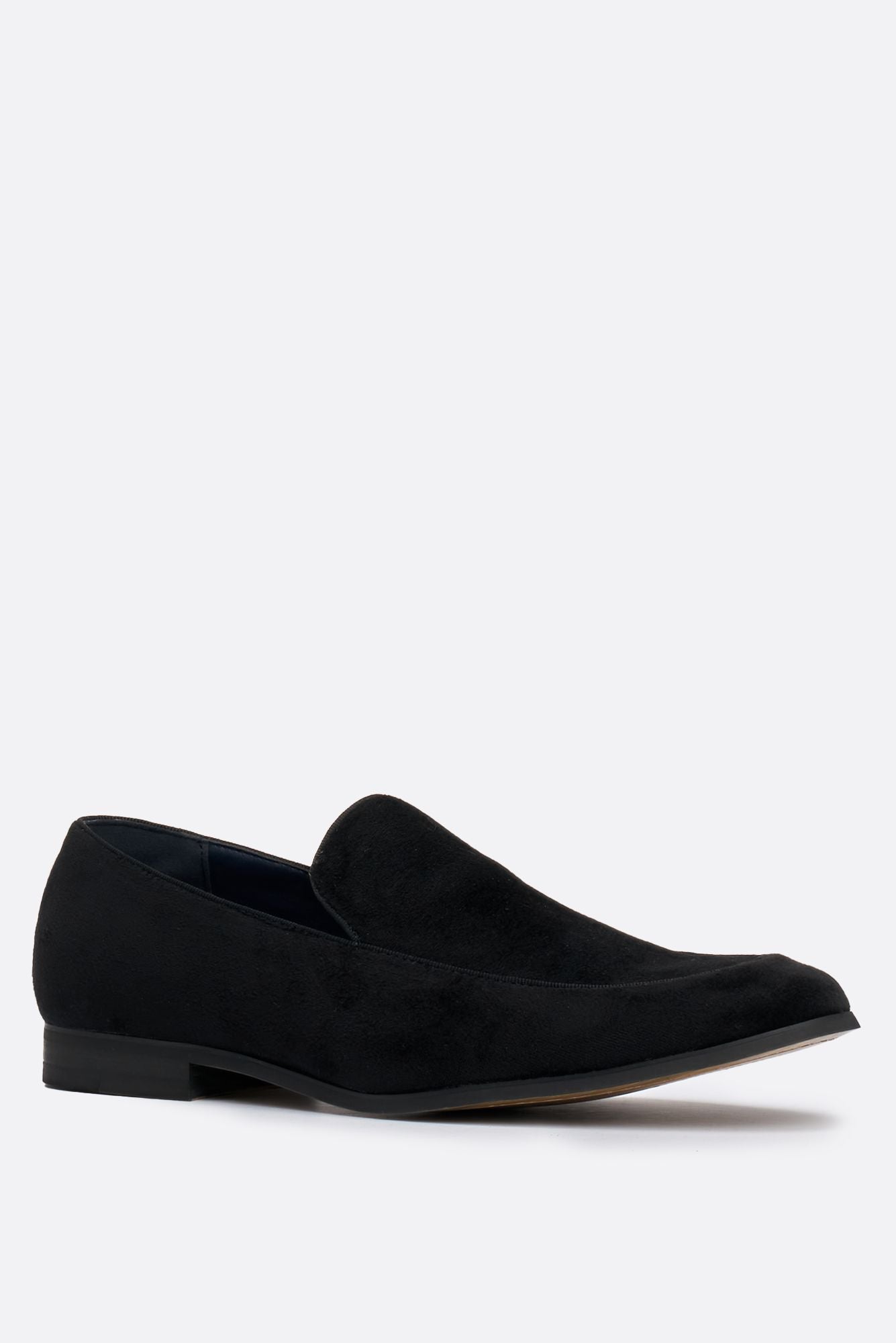 Milan Black Velvet Loafers