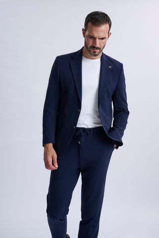 Ettore Smart Casual Suit Navy