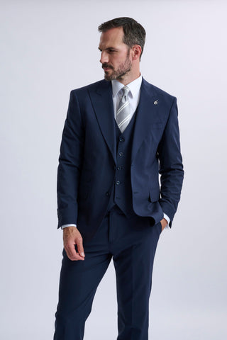 Amedeo 3-Piece Navy Suit