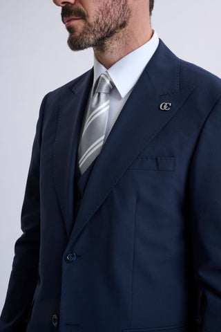 Amedeo 3-Piece Navy Suit