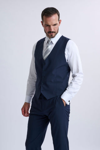 Amedeo 3-Piece Navy Suit