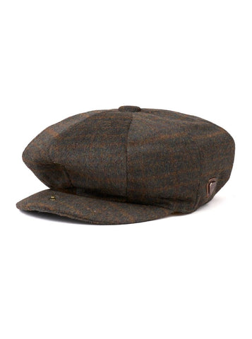 Paolo Brown Tweed Flat Cap