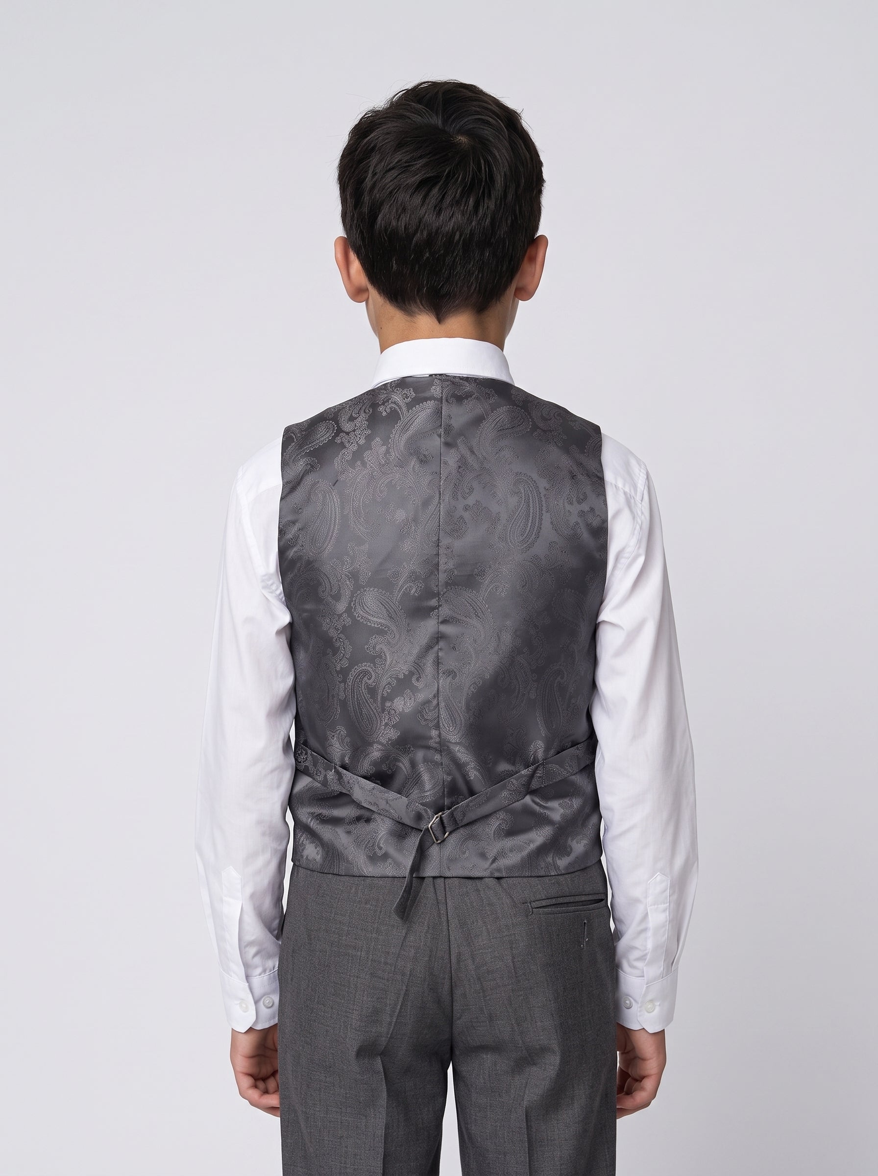 Device - Boy's Charles Charcoal Three Piece Suit