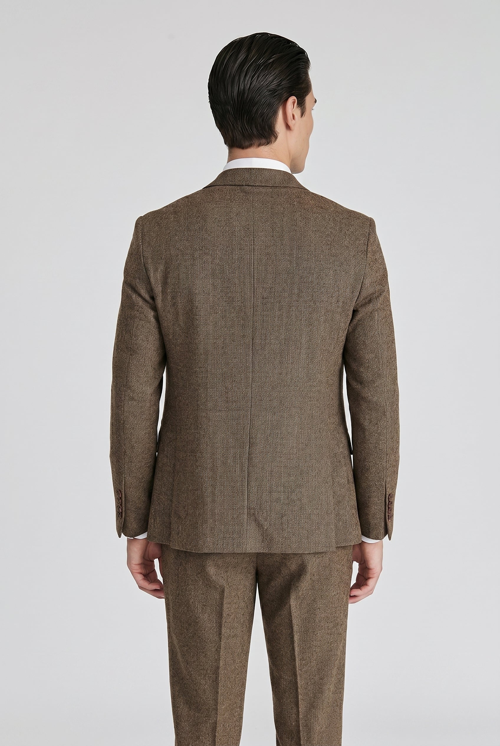 Oscar Brown Tweed Three Piece Suit