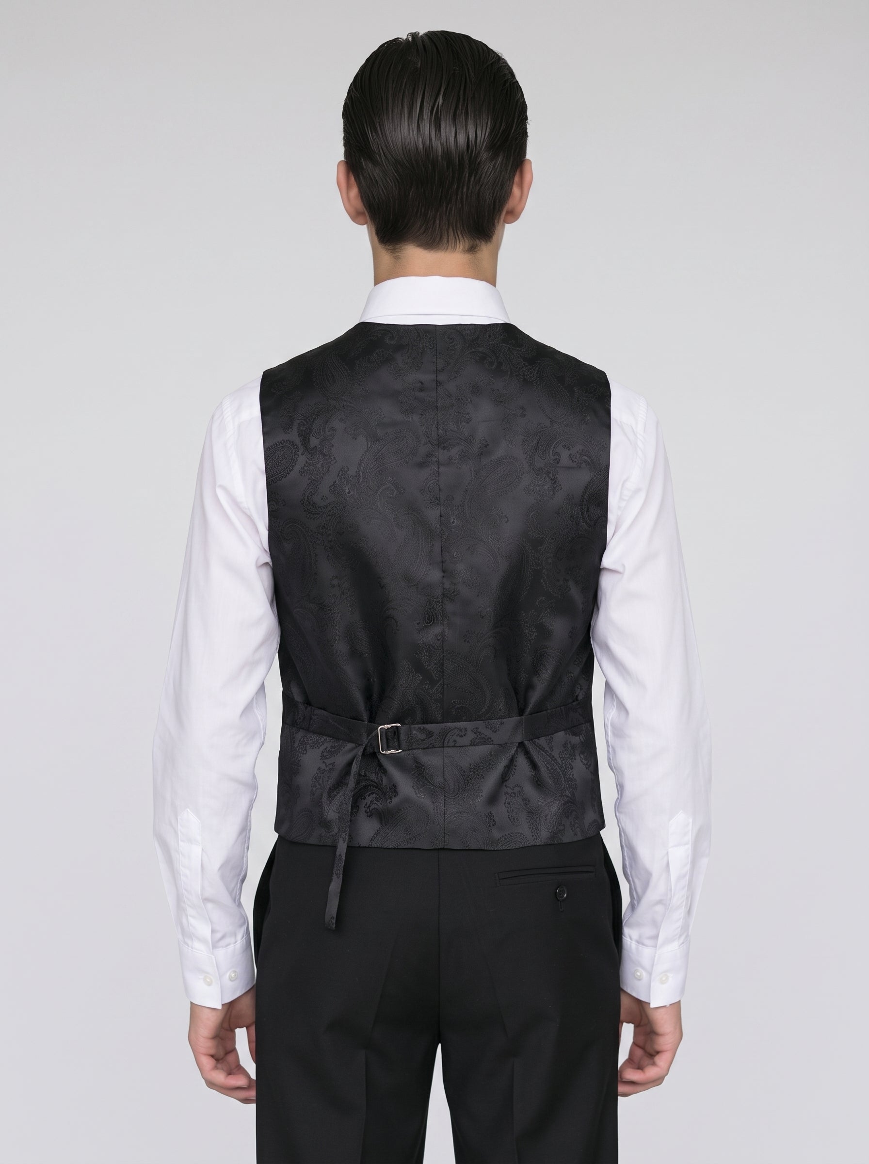 Device - Boy's Parker Black Three piece Suit