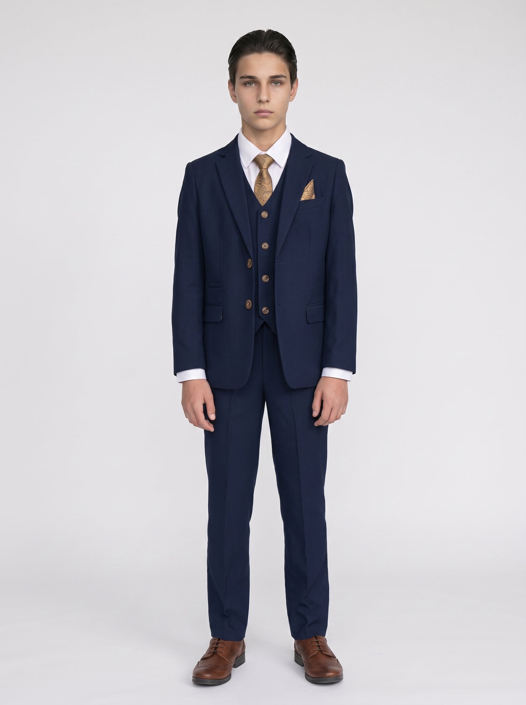 Device - Boy's Mayfair Navy Three Piece Suit