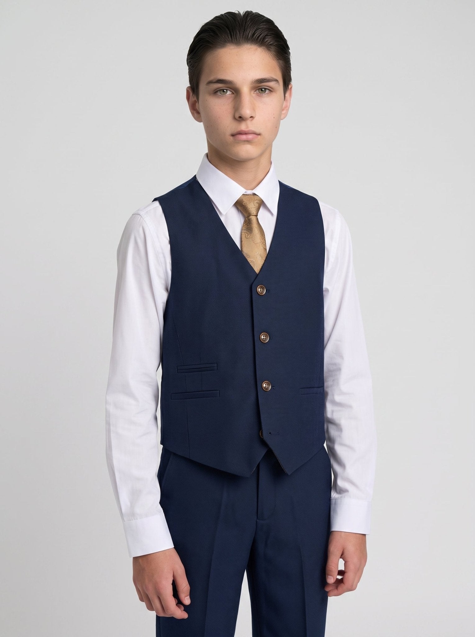 Device - Boy's Mayfair Navy Three Piece Suit
