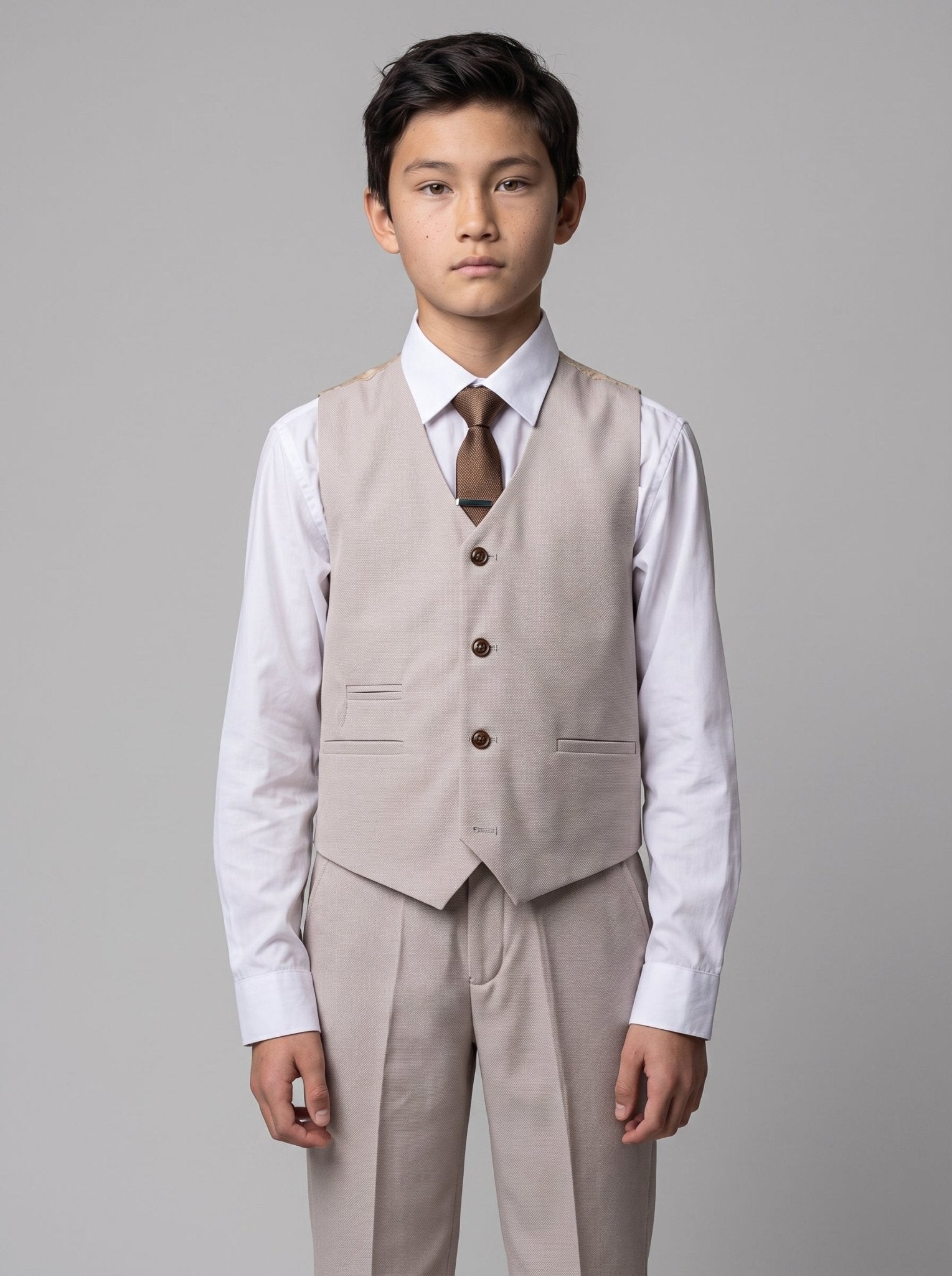 Device - Boy's Mayfair Stone Three Piece Suit