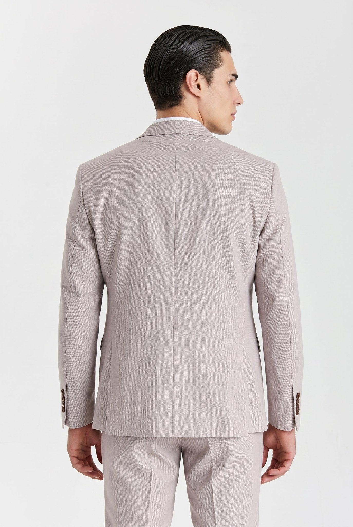 Mayfair Stone Textured Three Piece Suit