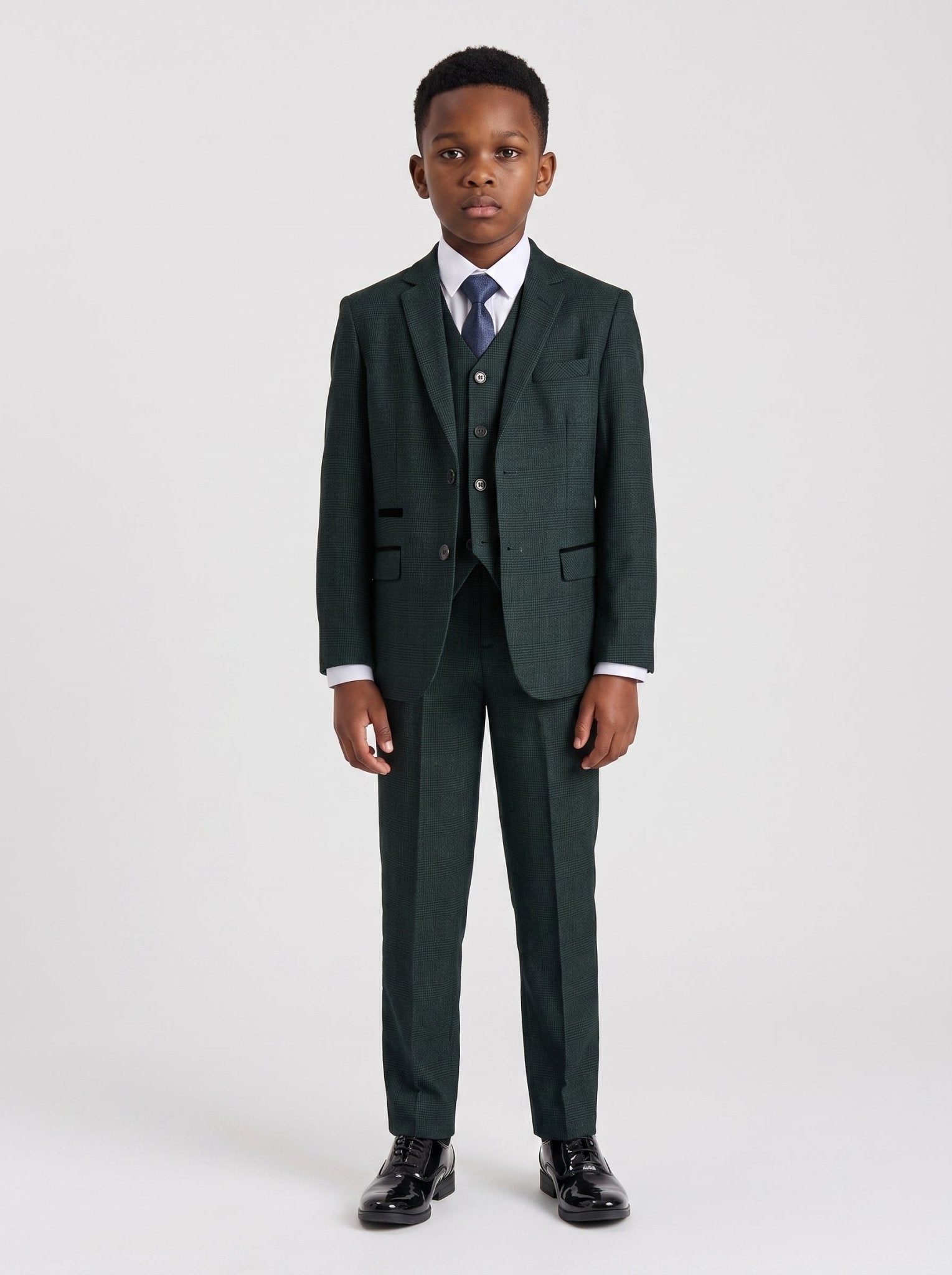 Device - Boy's Regent Olive Three Piece Suit