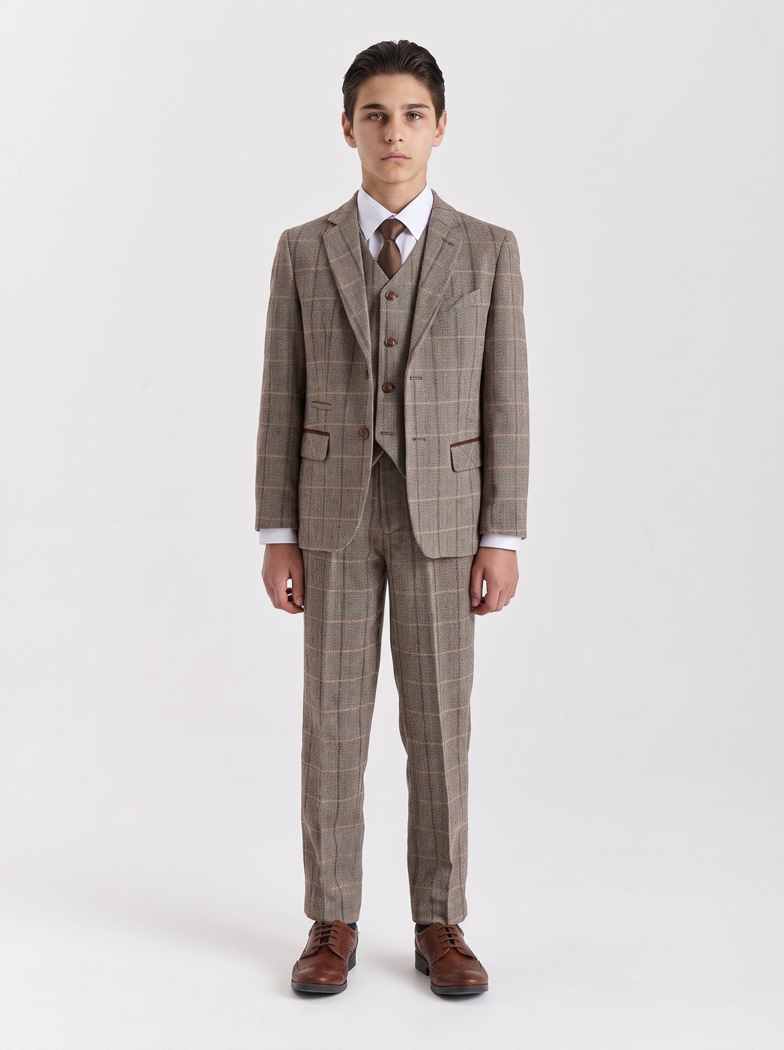 Device - Boy's Harris Brown Three Piece Suit