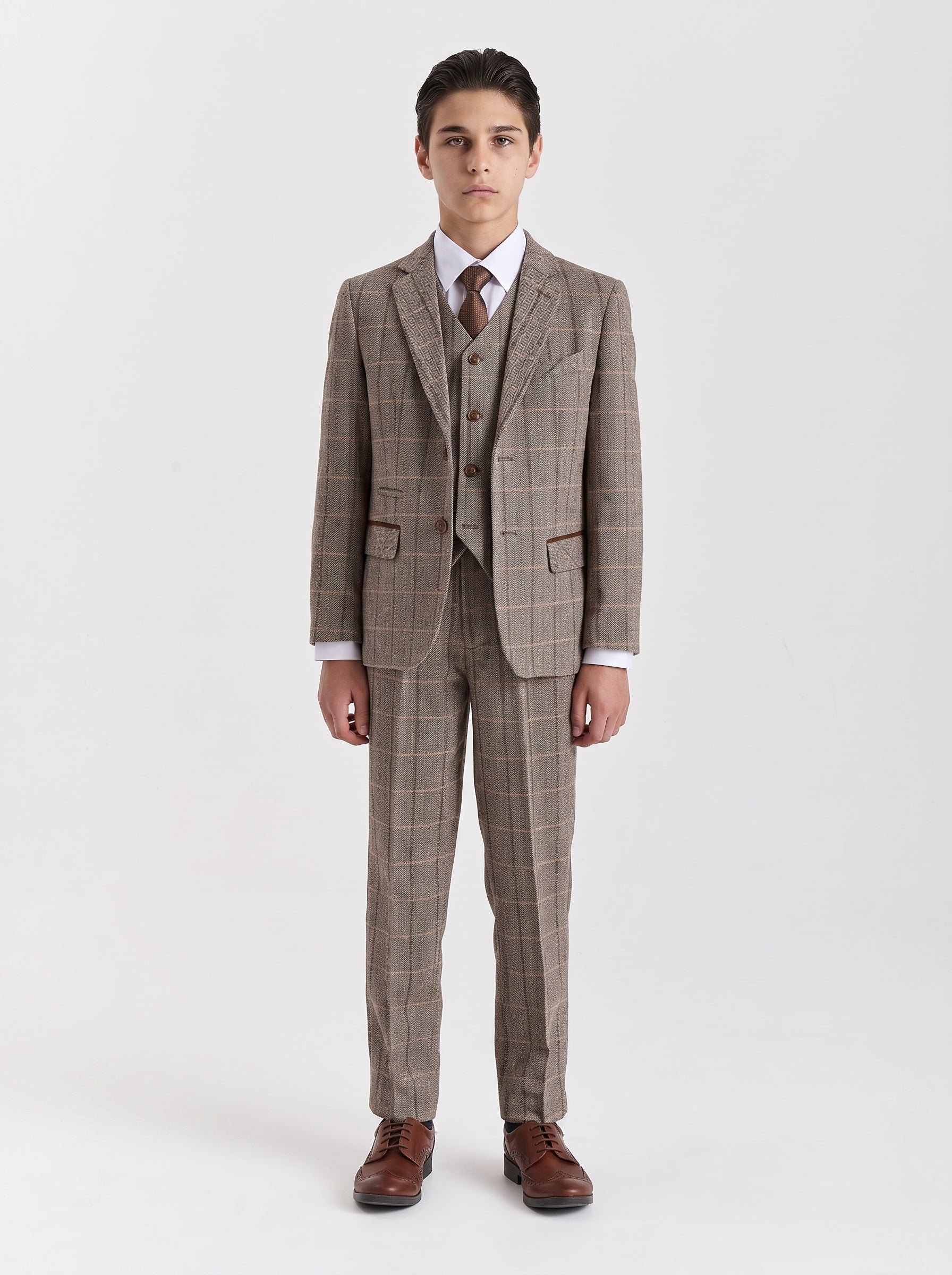 Device - Boy's Harris Brown Three Piece Suit
