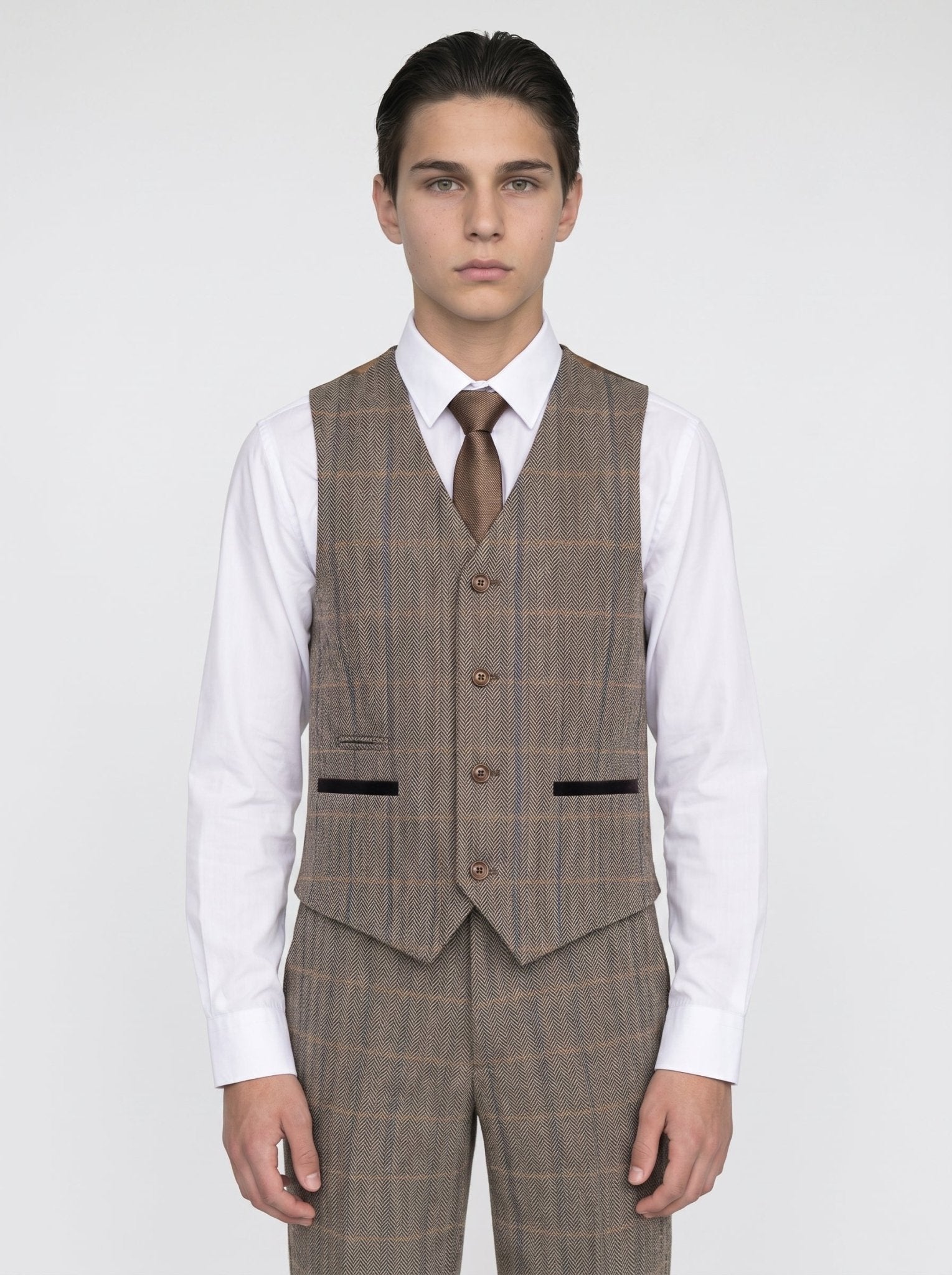 Device - Boy's Harris Brown Three Piece Suit