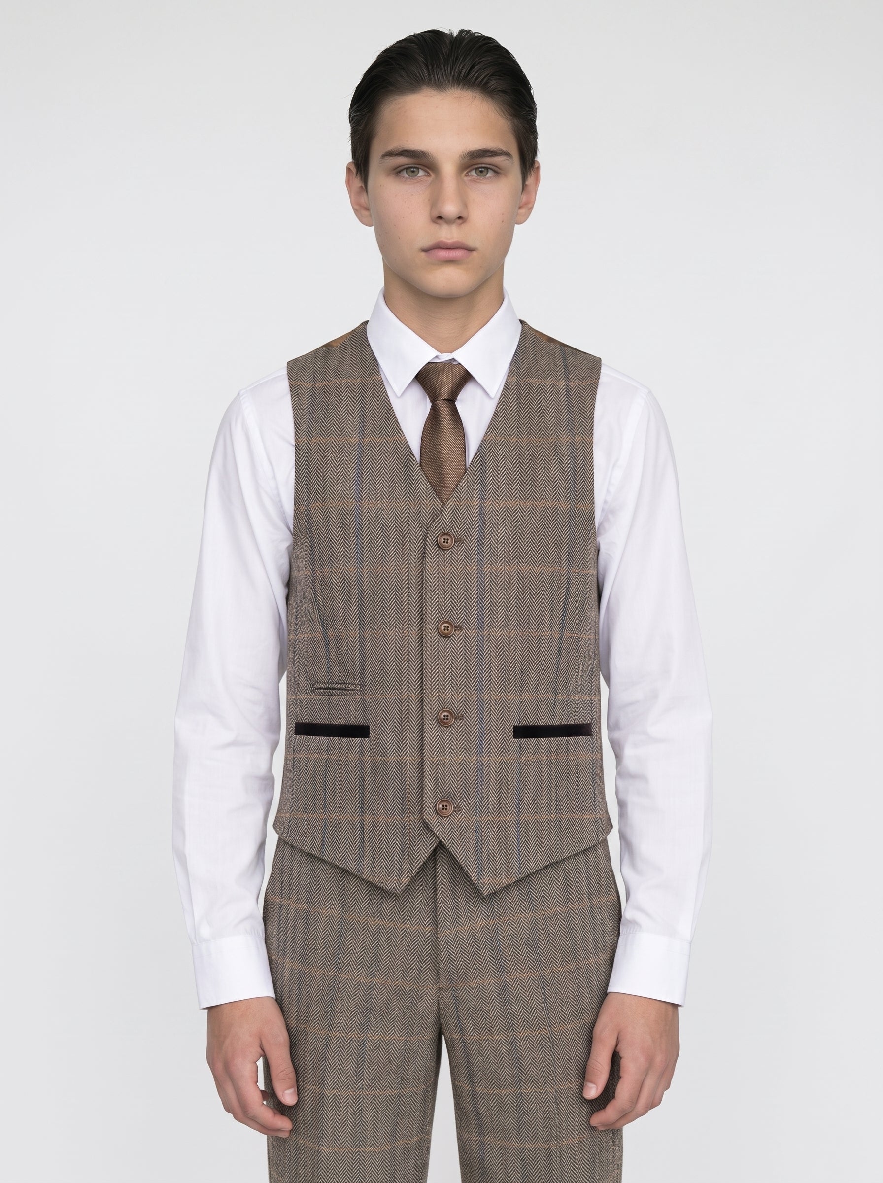 Device - Boy's Harris Brown Three Piece Suit