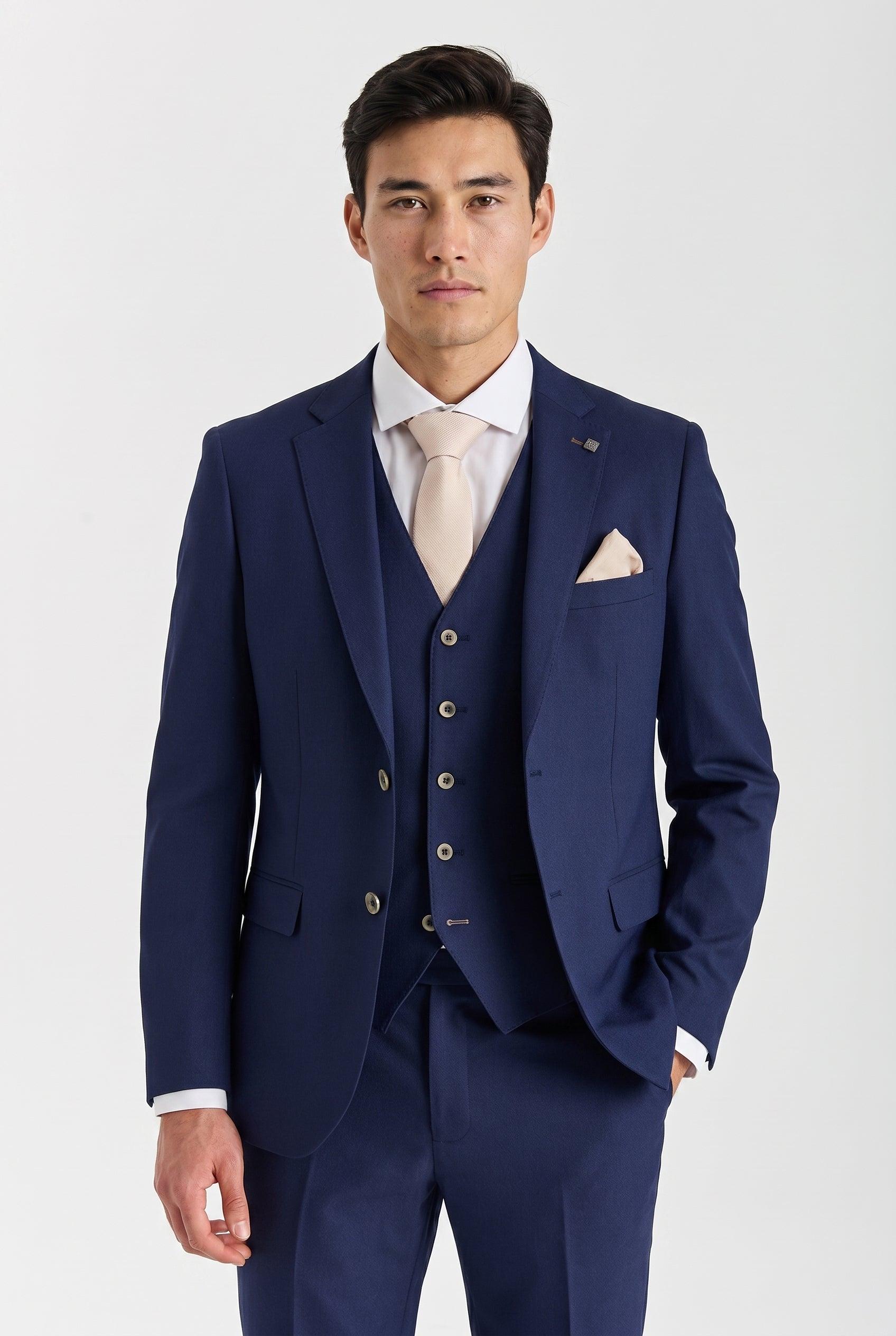 Belmont Navy Men's Three Piece Suit