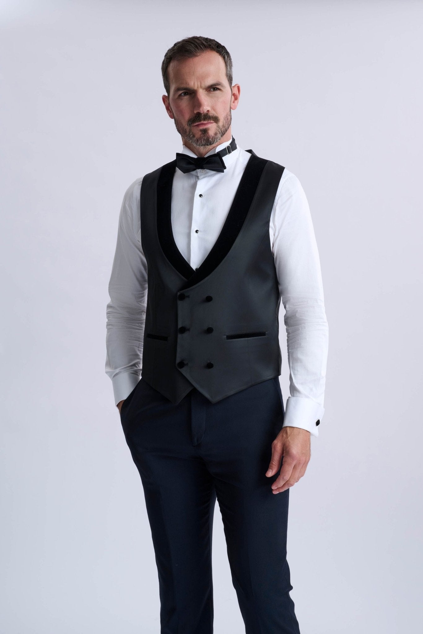 Poletto 3 Piece Navy Tuxedo