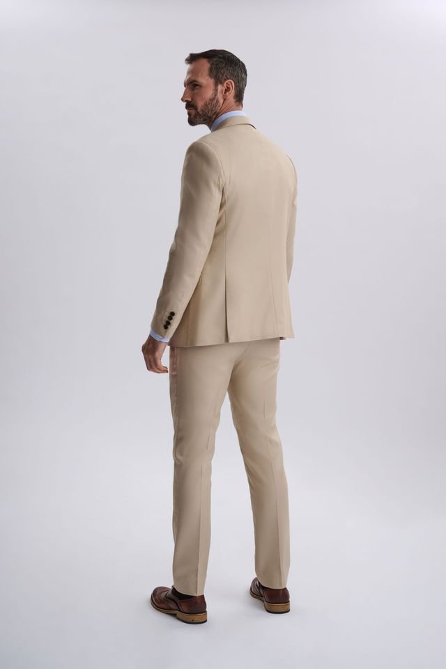 Diaz Beige Three Piece Suit