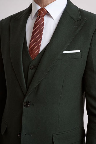 Rico Olive Three Piece Suit