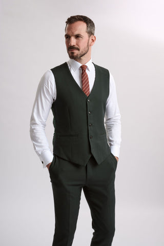 Rico Olive Three Piece Suit