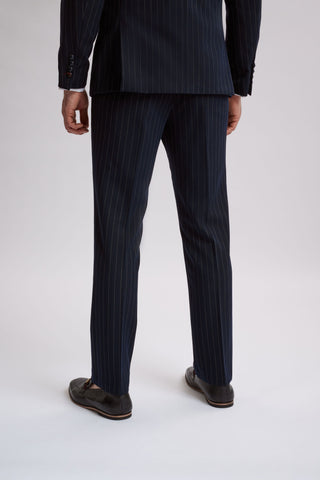 Rocco Navy Pinstripe Double Breasted Two Piece Suit