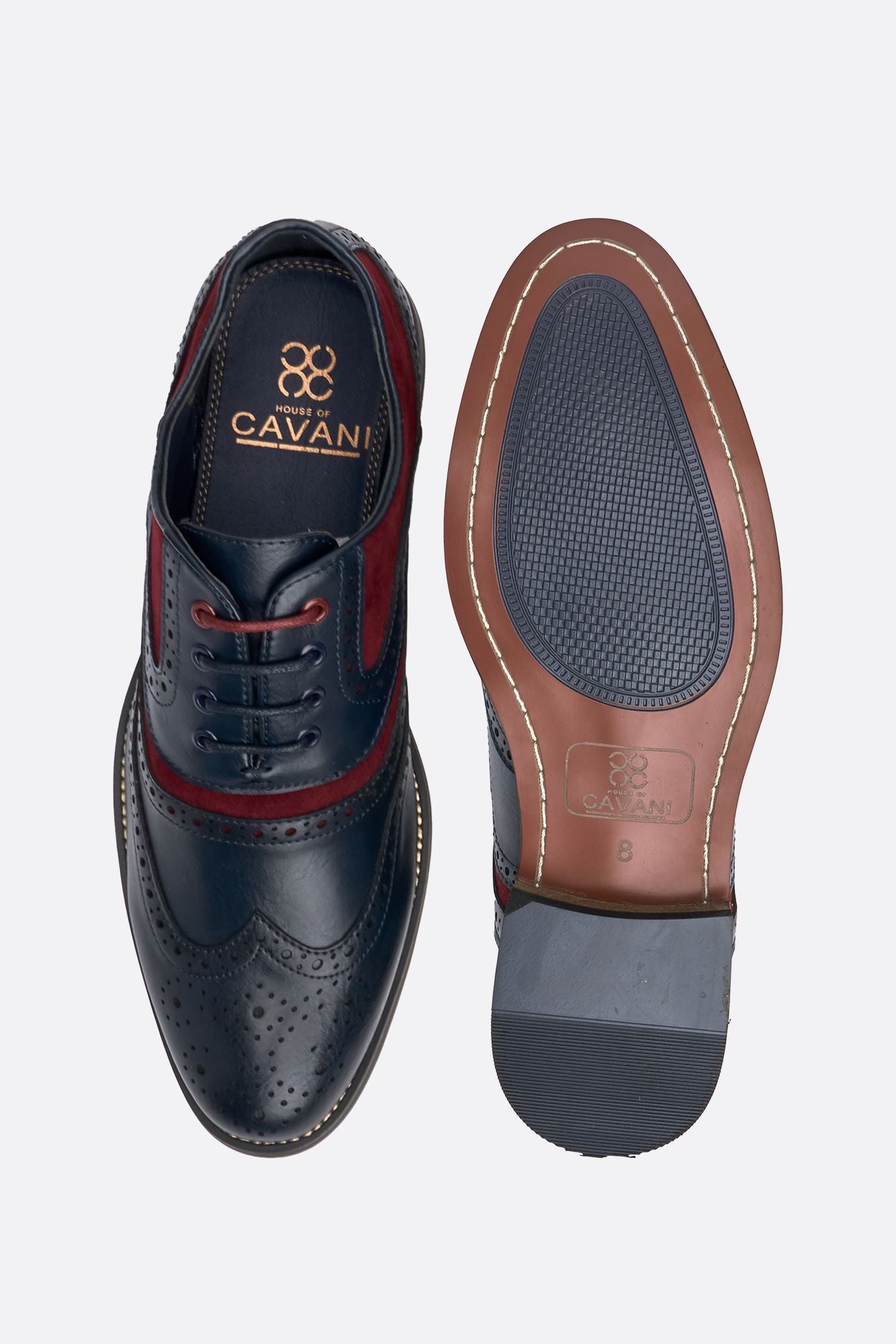 Russel Navy / Red Shoes