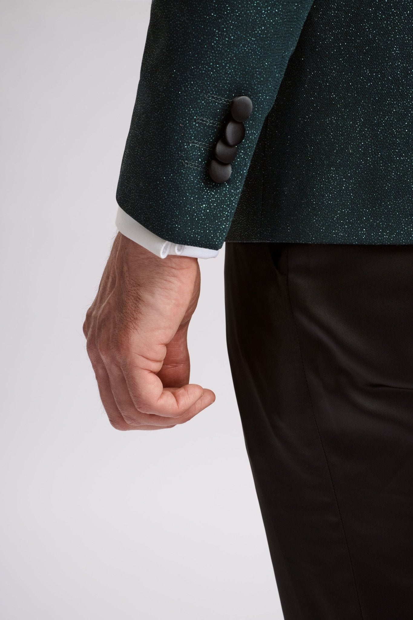 Santoro Milan's Sparkle Three Piece Emerald Tux