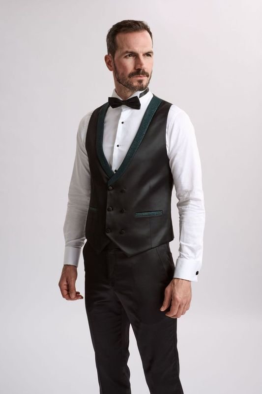 Santoro Milan's Sparkle Three Piece Emerald Tux