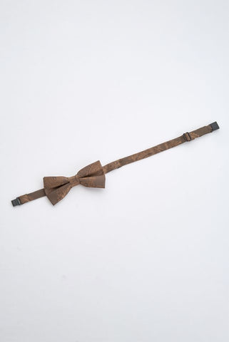 Junior Chocolate Paisley Bow Tie