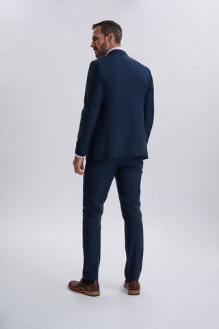 Fabio Navy Three Piece Suit