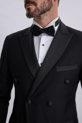 Harry Black Two Piece Double Breasted Tuxedo