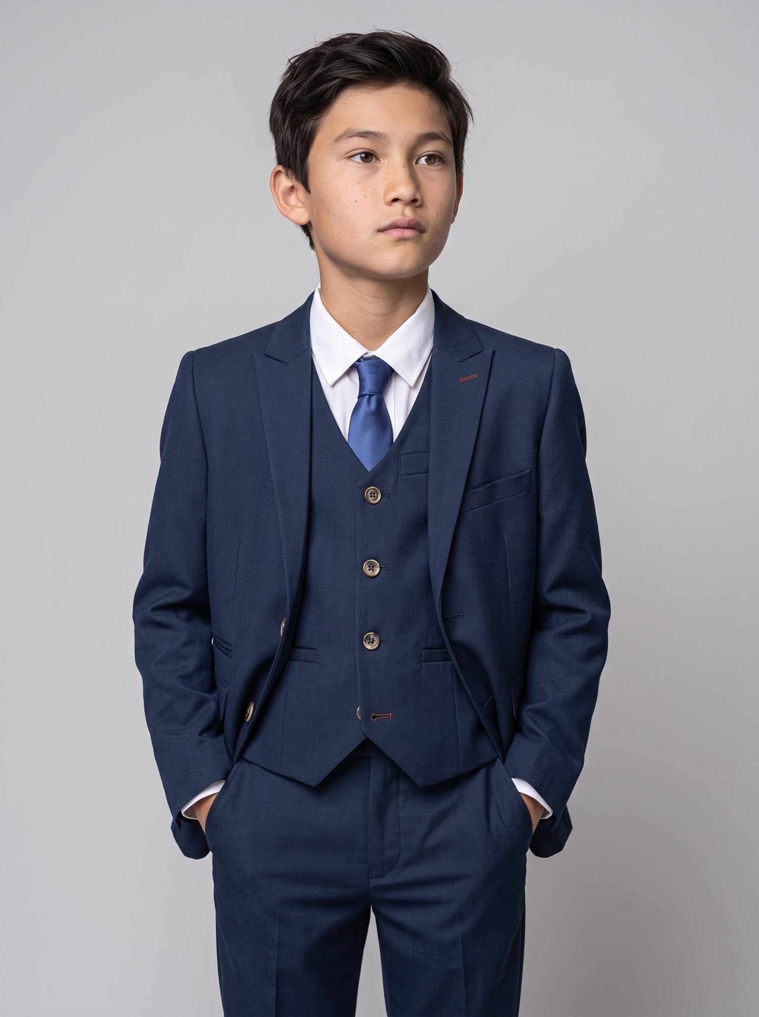 Boys Tropez Navy Suit