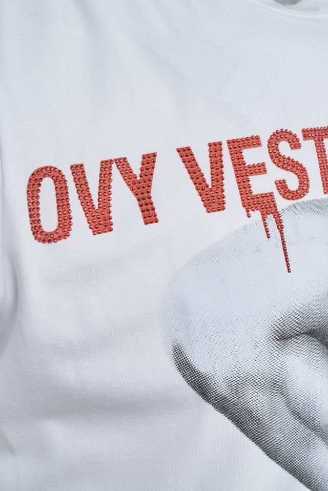 Ovy Vestimentaire Femme Fatale White Tee