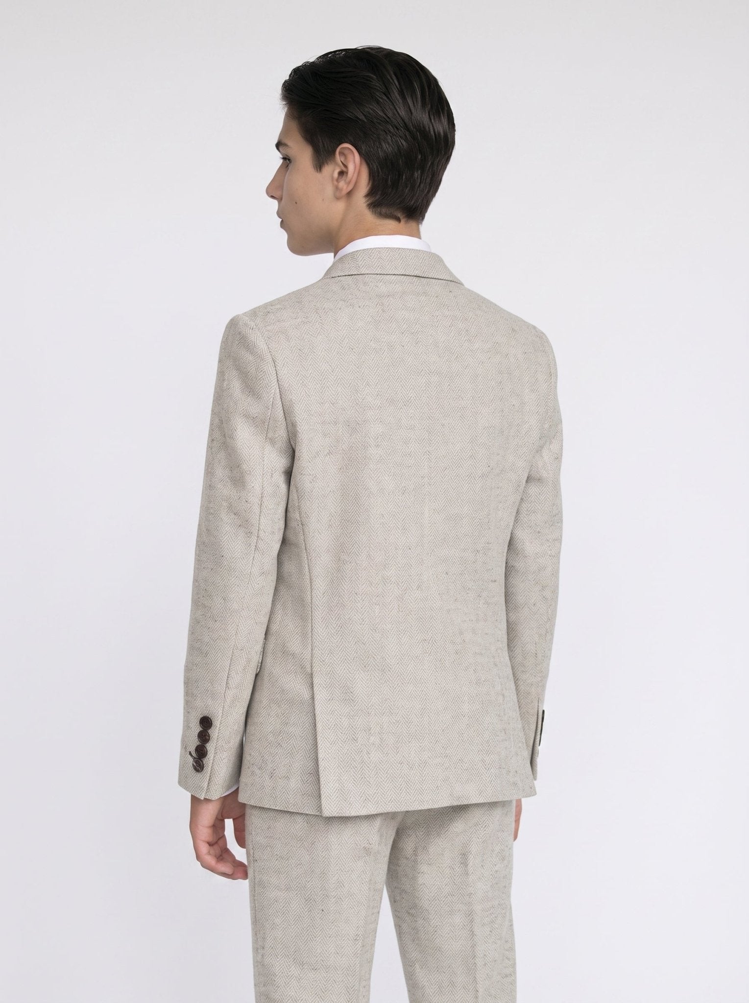 Boys Thomas Pearl Grey Suit