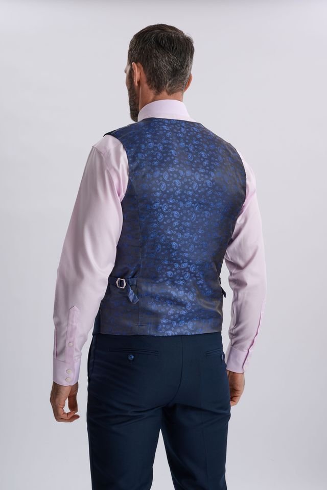 Fabio Navy Three Piece Suit