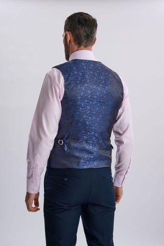 Fabio Navy Three Piece Suit