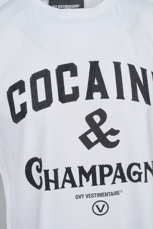 Ovy Vestimentaire "C&C" Crystal White Tee
