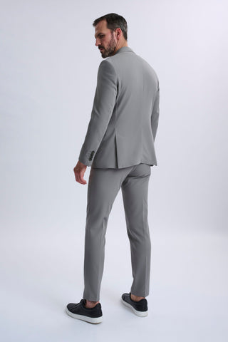 Ettore Smart Casual Suit Grey