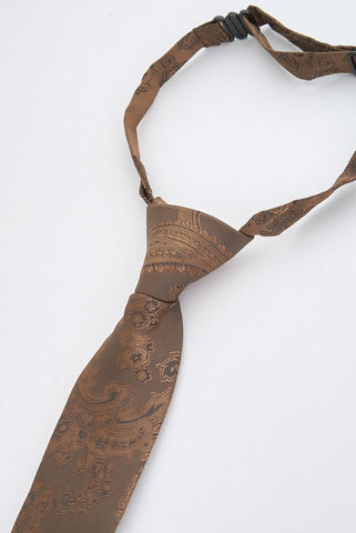 Junior Brown Paisley Tie
